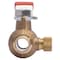 Sharkbite SharkBite 1/2 in. Brass Crimp Ball Valve with Drain Full Port Lever For Potable Water 24612LFA - alternate 2